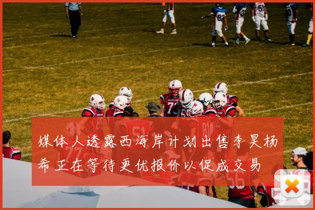 媒体人透露西海岸计划出售李昊杨希正在等待更优报价以促成交易