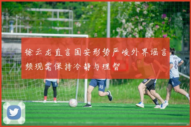 徐云龙直言国安形势严峻外界谣言频现需保持冷静与理智